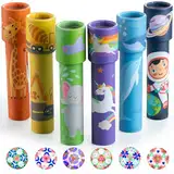 iKeelo 6PCS Klassisches Kaleidoskope Kinder, Kindergeburtstag Gastgeschenke, Retro Kaleidoskop Mitgebsel für Kindergeburtstag, Neujahr, Weihnachten, Schule und Klassenzimmer Preise