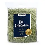 Heu-Heinrich® 750g Premium Bio-Kräuterheu - Bergwiesenheu aus dem Naturpark Thüringer Wald - Streu für Nager - Kaninchen Futter, Meerschweinchen Futter, Bio-Heu beliebt zum Kochen mit Heu