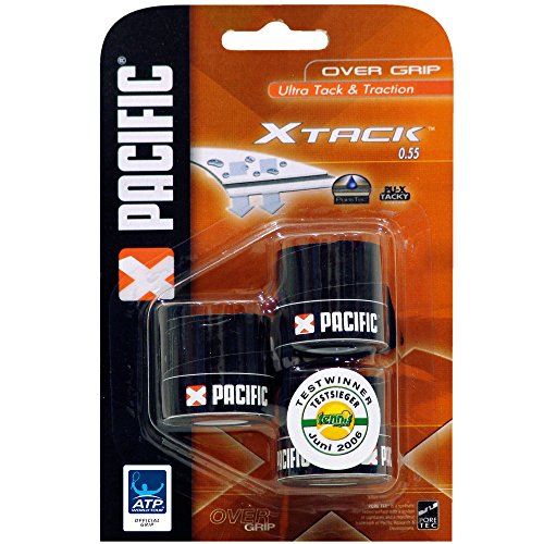 Pacific Overgrip X Tack PRO 3er, Schwarz, 0236000163100000