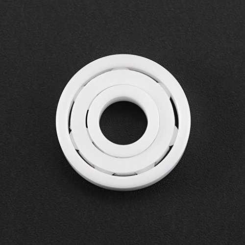 1pc Weiße Farbe ZRO2 Keramik Miniatur 608 B Bea für Fingerspitzenspielzeug 8 * 22 * 7mm Bea Miniature B Ceramic 608 IT IT Miniature
