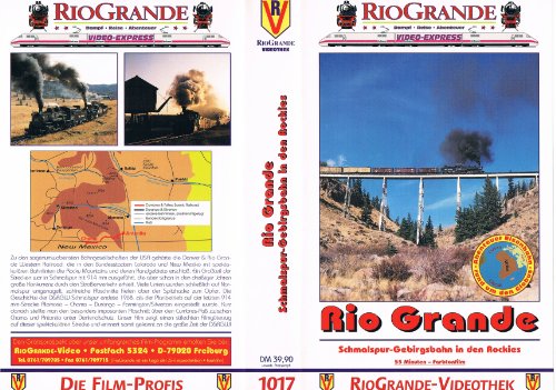 Rio Grande - Schmalspur-Gebirgsbahn in den Rockies [VHS]
