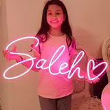 IbayNawi Neon sign personalisiert Neon Schild Personalisiert led schriftzug für Dekoration Personalisierte Leuchtschilder für Hochzeit Geburtstag Party Geschenk