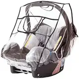 sunnybaby 20022- Universal Regenverdeck, Regenschutz COMFORT PLUS für Babyschale, Baby-Autositz, Babytrageschalen (z.B. Maxi Cosi, Cybex, Römer, Hauck) | Kontaktfenster mit sturmfester Schutzklappe