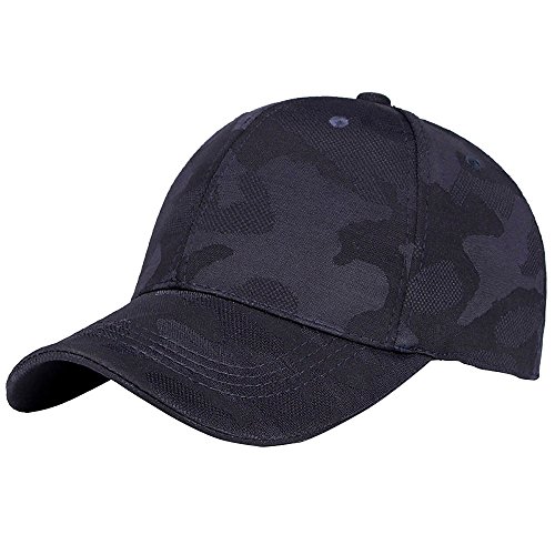 Baseball Snapback Hip-Hop Unisex Cap Verstellbare Damen Caps Herren Hut Baseball Caps Cap Blau Sommerhut Hundemütze (Blue, One Size)