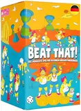 GUTTER GAMES Beat That! Brettspiel, Gesellschaftsspiele für Erwachsene, Das Verrückte Spiel Der Rasenden Herausforderungen, Partyspiele, Familienspiele - Lustige Geschenke