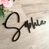 Personalisiert Schilder aus Metall, individueller Schriftzug, Wandschild für Kinderzimmer, Türschild, Ihr Name in Stahl, Wanddekoration, Wunschname, Tür Wand Deko, Kind Schild, Namensschild Ornament