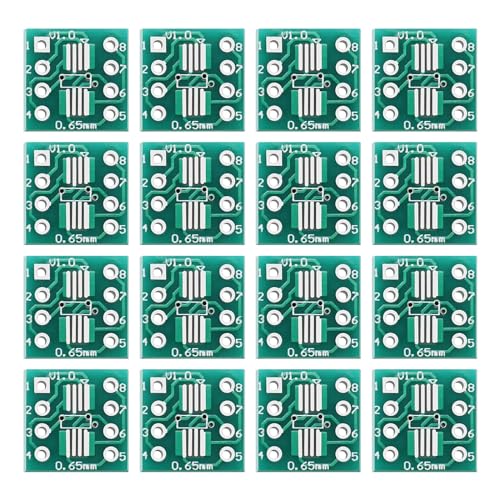 VGOL 100 Stück SOP8 auf DIP-Adapter SOP8 PCB-Adapter Konverter PCB-Umwandlungsplatine PCB-Prototypplatine SMD-Konverter Lötstiftplatine Doppelseitige Leiterplatte