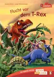 Penguin JUNIOR – Einfach selbst lesen: Flucht vor dem T-Rex (Lesestufe 1): Erstlesebuch mit kurzen Sätzen für die 1. Klasse. 1. Lesestufe für Kinder ab 6 Jahren