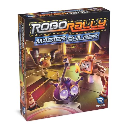 Renegade Game Studios: Robo Rally – Master Builder Expansion – Strategie programmierte Bewegung Brettspiel, neue Grids, ab 12 Jahren, 2–6 Spieler, 45–90 Minuten