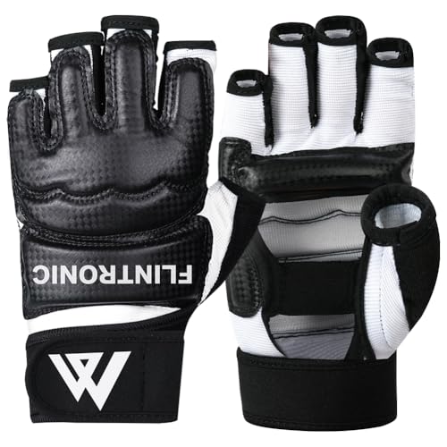 flintronic Boxsack Boxhandschuhe, Fitness MMA Handschuhe, Männer Und Frauen Training Grappling Sparring MMA Gloves, Kickboxen Kampfsport Muay Thai Boxsack Sandsack Pratzen Boxen(M)