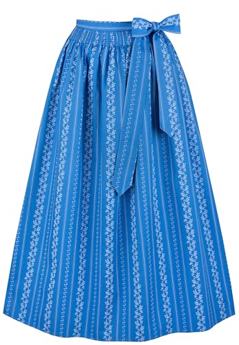 Stockerpoint Damen SC-195 Maxi Dirndlschürze, blau, 40-44