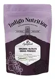 Indigo Herbs Organic Alfalfa Leaf Powder 250g (Medicago sativa)