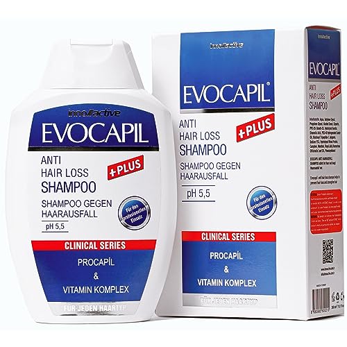 Evocapil - Haar Vitamine - 300ml Haarshampoo mit Keratin, Biotin, Protein und Aminosäuren - Für Anwendungen nach Haartransplantationen - schützt und pflegt das Haar