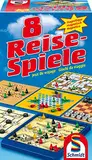 Schmidt Spiele 49102 - 8 Reise-Spiele, Spielesammlung, magnetisch, Bunt, 1 bis 4 Spieler