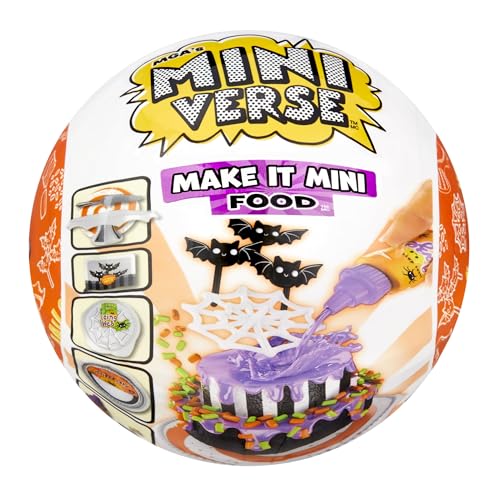 MGAs Miniverse Make It Mini Food Halloween Serie 2 - Beetlejuice Beetlejuice Mini Diner Sammlerstücke, Blindverpackung, DIY Nachbildung, Kunstharzspielzeug, für Sammler & Kinder ab 8, NICHT ESSBAR