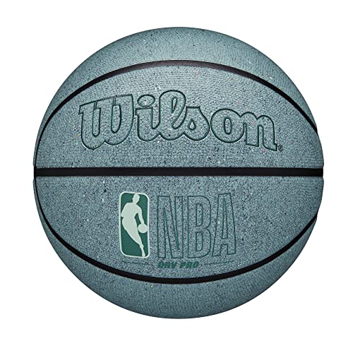 Wilson Basketball NBA DRV Pro Eco, Gen Green, Outdoor, Tackskin Cover mit recyceltem Gummi, Größe: 6, Mint