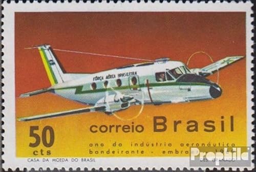Prophila Collection Brasilien 1237 (kompl.Ausg.) gestempelt 1969 Jahr der Flugindustrie (Briefmarken für Sammler) Flugzeuge/Ballons/Zeppeline/Luftfahrt