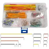 starfa lab 560 Stück Jumper Kabel Wire Kit, Breadboard Steckbrücken mit 14 Verschiedene Längen Jumper Cable Draht Male zu Male für Steckplatine Steckbrett (560Pcs)