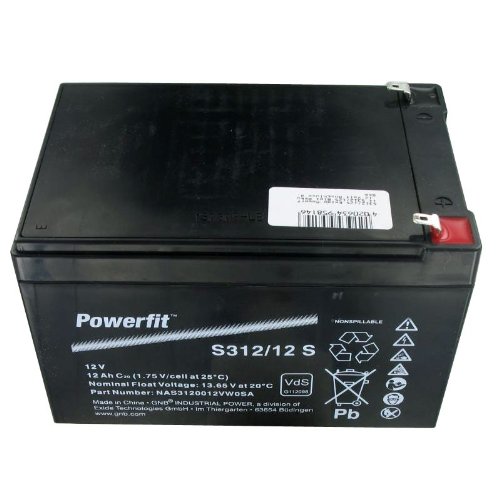 Exide Powerfit S312/12S Blei Akku 12 Volt Anschluss 4,8mm