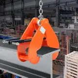 Trägerklemme 5000KG/5 T, Montageklemme Stahl Spindelklemme, Tragfähigkeit 5000 kg, Greifbereich 80-320mm für I-Stahlträger Working Load Capacity I Beam Lifting Clamp