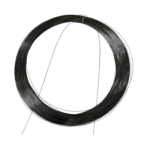 5 m superelastischer Nitinol-Memory-Stahldraht, Nickel-Titan-Legierung, Draht, 0,1–1,8 mm, superelastischer Filament-Angeldraht, 0,8 mm x 5 m, Schwarz