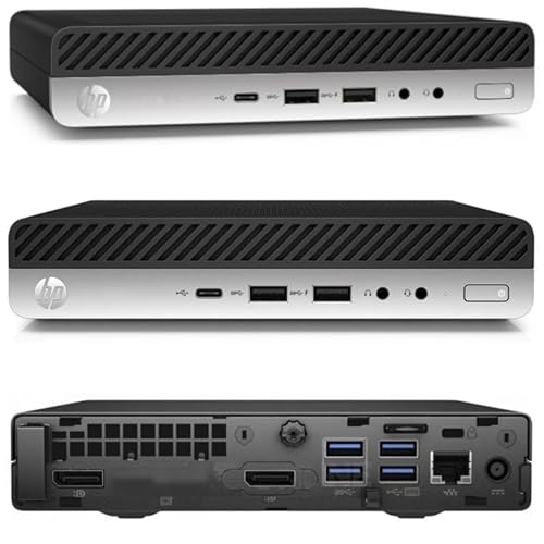 HP 18cm Silent Mini-PC Business Office Multimedia Computer mit 3 Jahren Garantie! Intel Pentium 4400T 2x2.90GHz - 8GB DDR4-256 GB SSD - USB3 - Windows 11 Prof. 64-Bit - 7297