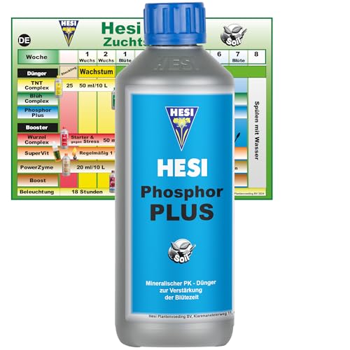 Hesi Phosphor Plus 500ml Hesi Dünger für prächtige Blüten - Optimale Unterstützung für Indoor- und Outdoorpflanzen