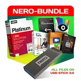 Nero Super-Bundle | Multimedia, Videobearbeitung, Backup, Medienverwaltung, Brennen, PC beschleunigen, Datensicherung, Foto, Video, Musik | Windows 11 / 10 / 8 / 7