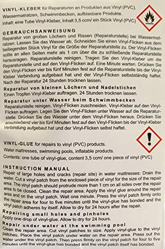 Blue Magic Kleber und Flicken für Wassermatratzen Kleber und Flicken für Wassermatratzen
