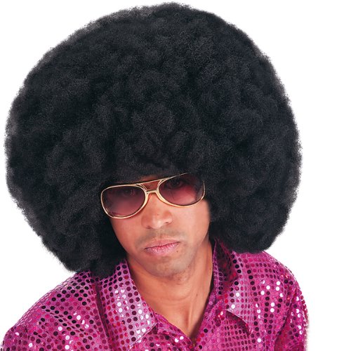 Carnival Toys 2971 - Perücke Afro, 40 cm, schwarz