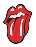 The Rolling Stones Classic Tongue Aufnäher Zunge Patch Gewebt & Lizenziert !!