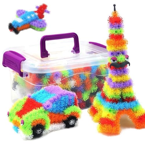 Konstruktion Spielzeug Set DIY Thorn Balls Bulk Building Blocks Educational Toy Building Kit Spielzeug Kinder über 3 Jahre alt (400 Kapseln)