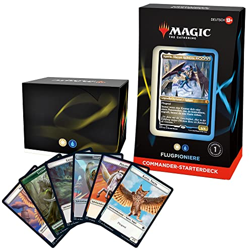 Magic: The Gathering Commander-Starter-Deck – Flugpioniere (weiß-blau) (German Version)