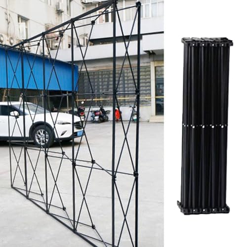 Faltbarer Pop-Up-Hintergrund, Messeständer, Eisenrahmen, Spannstoffkabine, tragbares Werberegal, einfache Einrichtung für Veranstaltungen und Ausstellungen.