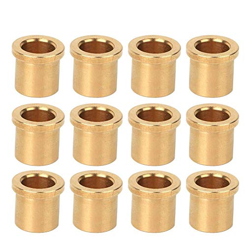 Lagerbuchse, 12 Stück Hochschmierung 6 mm Loch Bronzebuchse, 8/6 Roboterlager Bronzegussbuchse US FRC Standard für TETRIX, FTC, FRC, FIRST, WRO