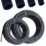 Kolor Neu 3-Lagig PE Rohr PN6 (6 Bar) Verlegerohr Wasserleitung 20mm 25mm 32mm Versorgungsleitung Bewässerung PE-Rohrleitung Druckrohr unterirdisch u oberirdisch (25 mm x 10 Meter)