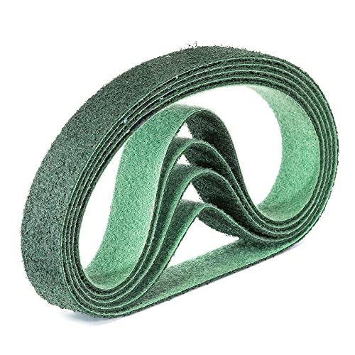 Score Abrasives Pro Line Vlies-Schleifband/Vliesband | 40 x 760 mm | 5 Stück | Körnung: fine/fein/grün (P180 - P240)