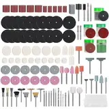 230Pcs Multifunktionswerkzeug Zubehör Set für Rotationswerkzeug, Zubehör für Elektrowerkzeuge, für Schneiden, Bohren, Schleifen, Polieren, Bastelprojekte & Heimwerker Kreationen