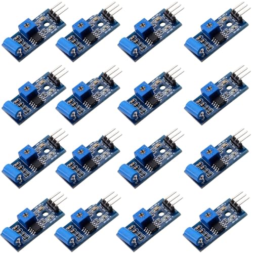 10pcs SW-420 Vibration Schüttel Erschütterung Sensor Modul kompatibel mit Arduino NC-Typ Vibrationssensor-Modul Vibrationsschalter