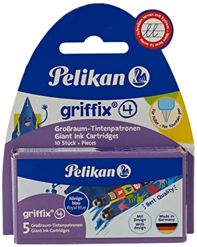 Pelikan 4001 Griffix Großraum-Tintenpatronen 2 x 5 Stück Blisterpackung