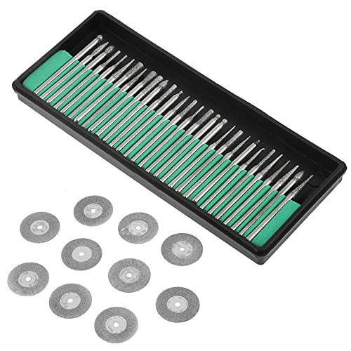 TOPINCN Hochwertige 30 -pcs -Diamantbrände Set, 10 Prozent Sägeblätter Schnittscheiben für Metallbearbeitung, Holzbearbeitung
