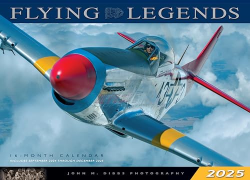 Flying Legends 2025: 16-Month Calendar: September 2024 to December 2025