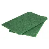 wolfcraft 2 Schleifvlies-Pads 150 x 230 x 10 mm grob - 5898000 - Zum Anschleifen, Entrosten und Polieren von Holz- und Metall-Oberflächen - Körnung: 280