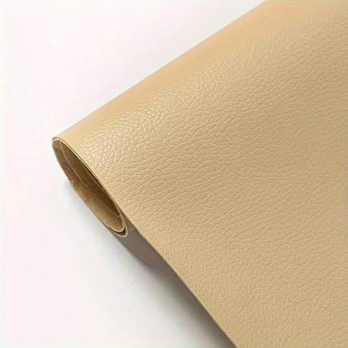 Kunstleder Selbstklebend Reparaturset - 140 x 100 cm | LEATHERPATCH (Beige)