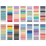 Newplenty 2800 Stück Haftnotizen,14 Stile Transparent Sticky Notes, Selbstklebend Haftstreifen, Klein Klebezettel Notizzettel, Page Marker Haftmarker Index Tabs Book Tabs für Büro Schule (2800)