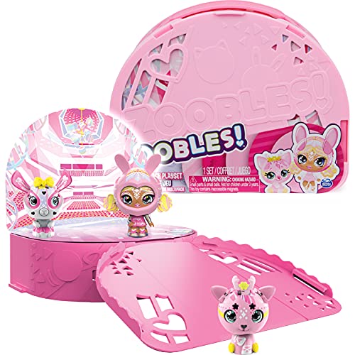 Zoobles Diva Ballerina Tanzstudio Spielset und Aufbewahrung mit 3 exklusiven Figuren