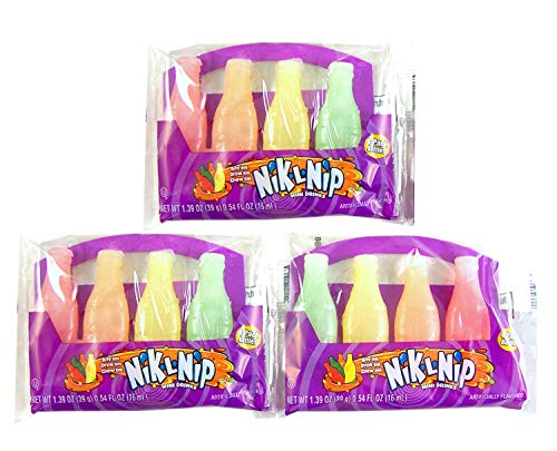 Nik-L-Nip Mini Drinks Candy, 39,4 ml, 3 Stück (Limited Edition)