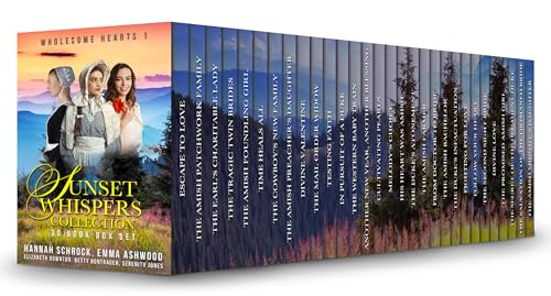 Sunset Whispers Collection (30 Book Box Set) (Wholesome Hearts 1) (English Edition)