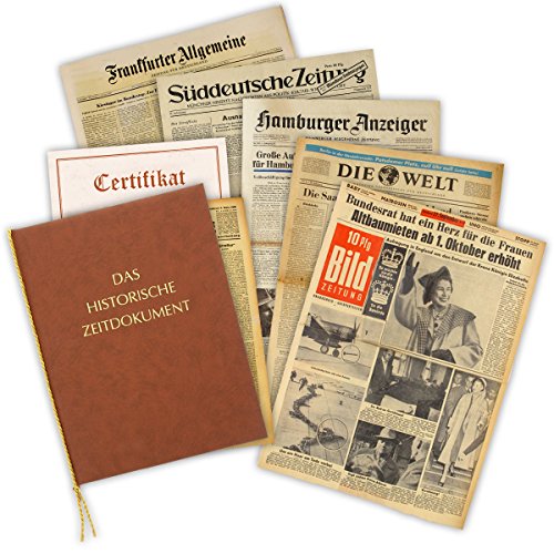 Zeitung vom Tag der Geburt 1939 - historische Zeitung inkl. Mappe & Zertifikat als Geschenkidee