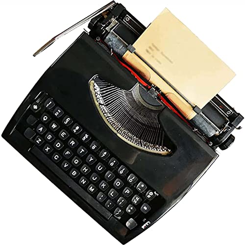 XBDLYQBD Altmodische manuelle Retro-Schreibmaschine, Schreibmaschinen für Schriftsteller, Retro-Schreibmaschine fürZuhause/Büro/Arbeitszimmer-Schreibtisch